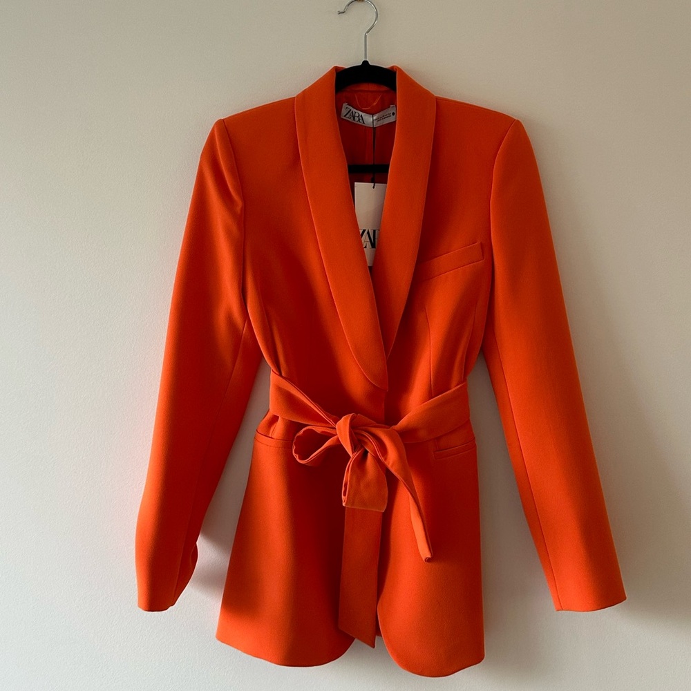NWT Zara Belted Blazer